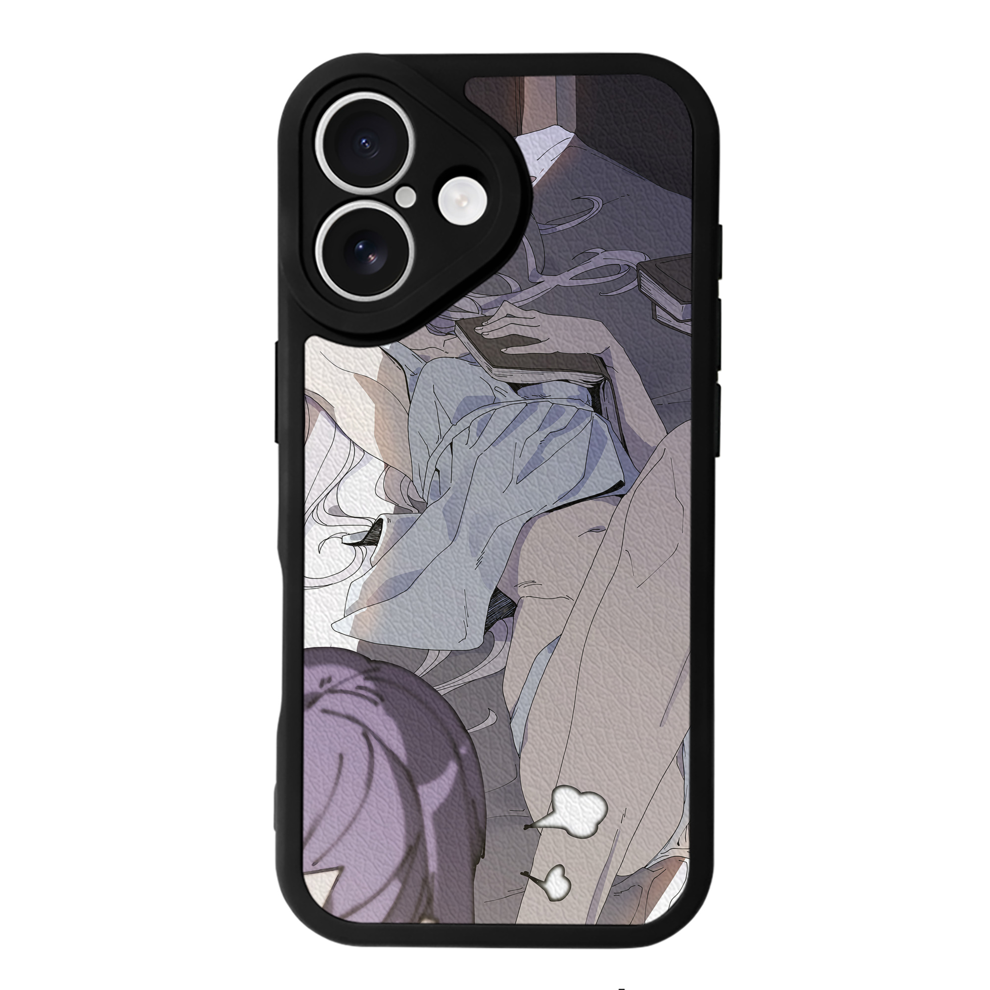 （画像用） 葬送のフリーレン Frieren 【iPhone 16シリーズ対応】シリコンスマホケース（レザー調） 材質：シリコン